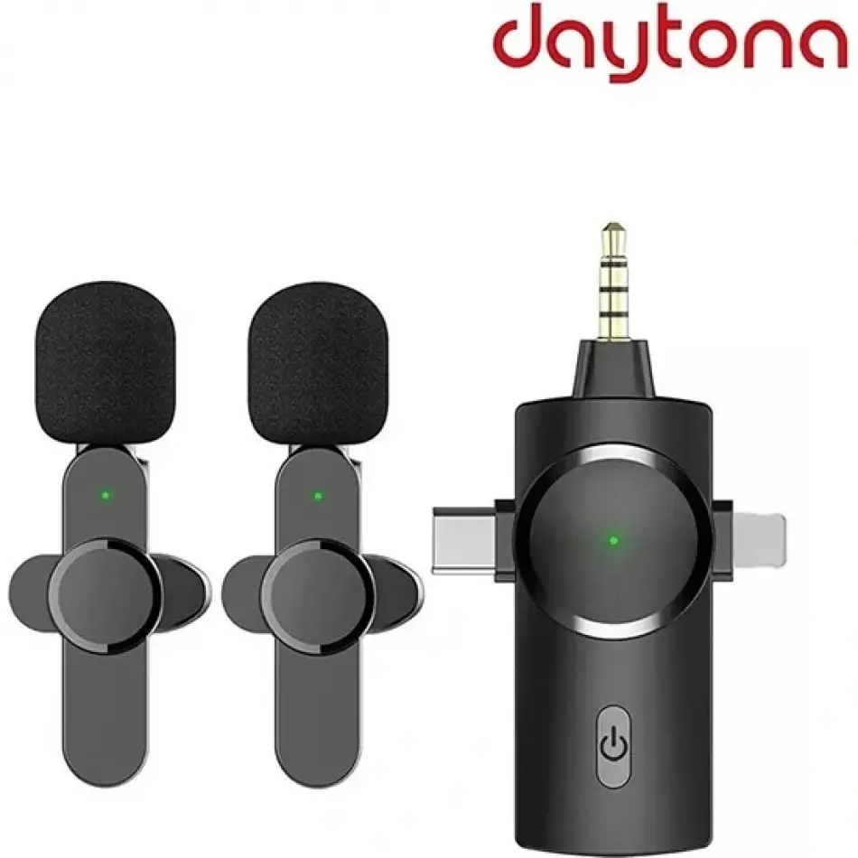 Daytona K9-c2 Type-c+lightning Kablosuz 2li Yaka