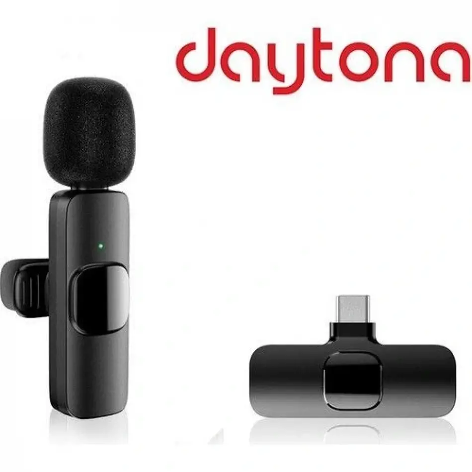 Daytona K9-t1 Kablosuz Tip-c Yaka Mikrofonu