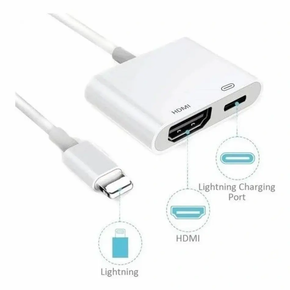 Daytona  L8-hı İphone Lightning=>hdmı 4k 1080p