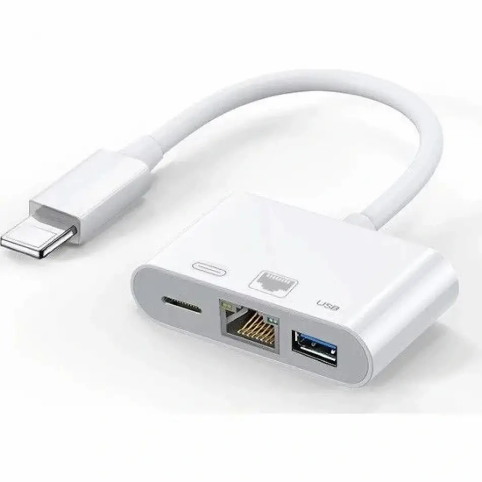Daytona Nk107 İphone Lightning=>ethernet  Usb Kame