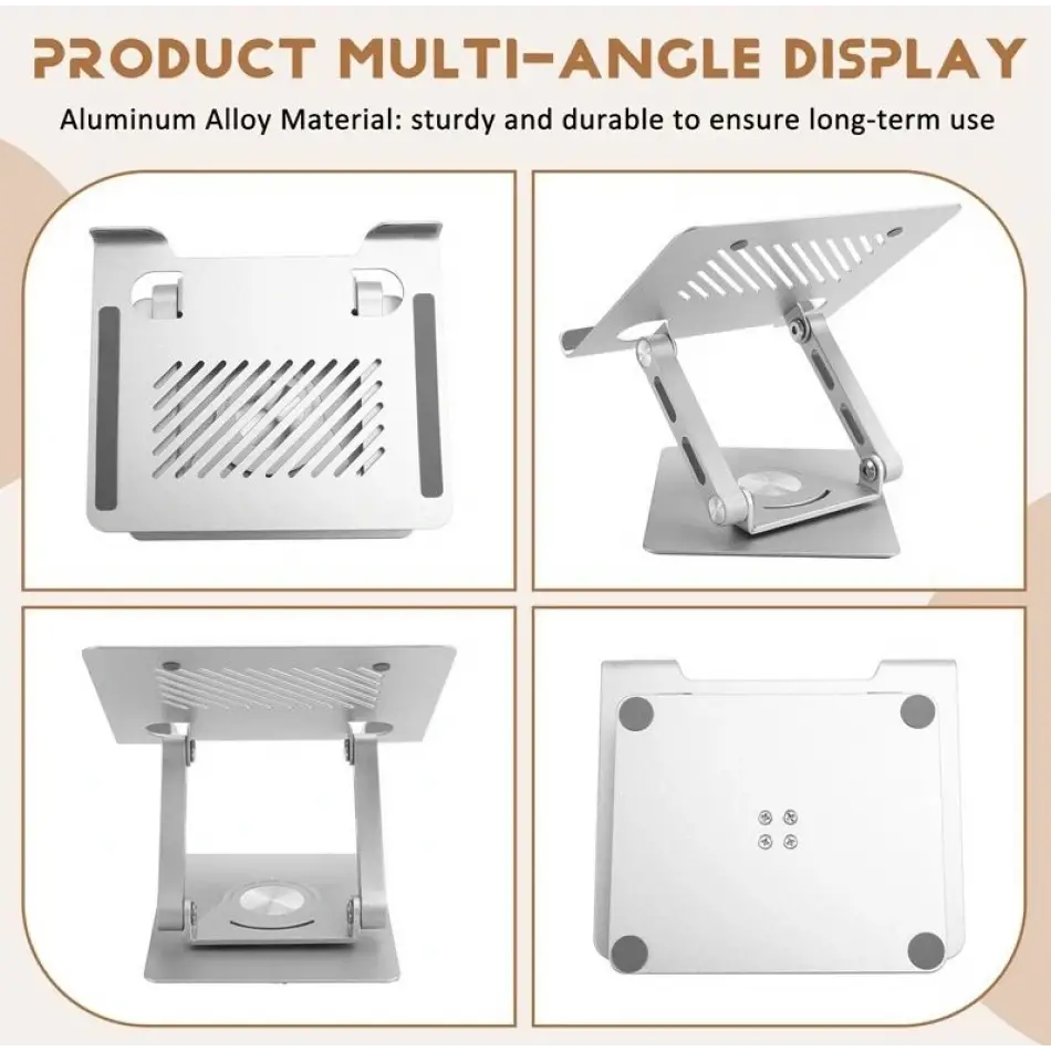Daytona Zr-753 360° Döner Metal Notebook Stand,