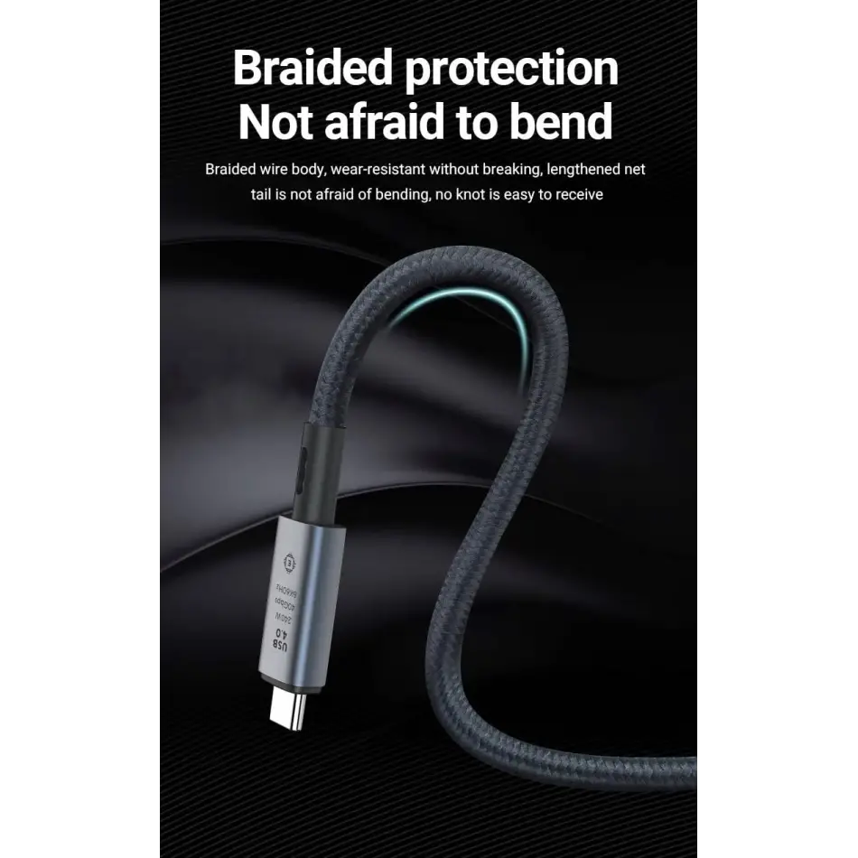 Daytona Zr851 2m Usb4.0 Tip-c,pd240w,8k,40gbps