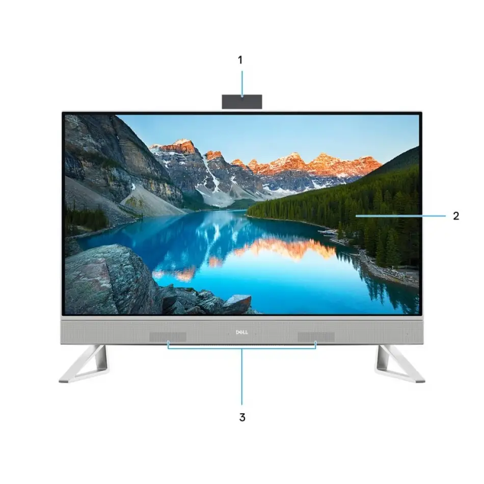 Dell Ec242501020ubu I5-1334u 16gb 512ssd Ubuntu 23.8 Aıo