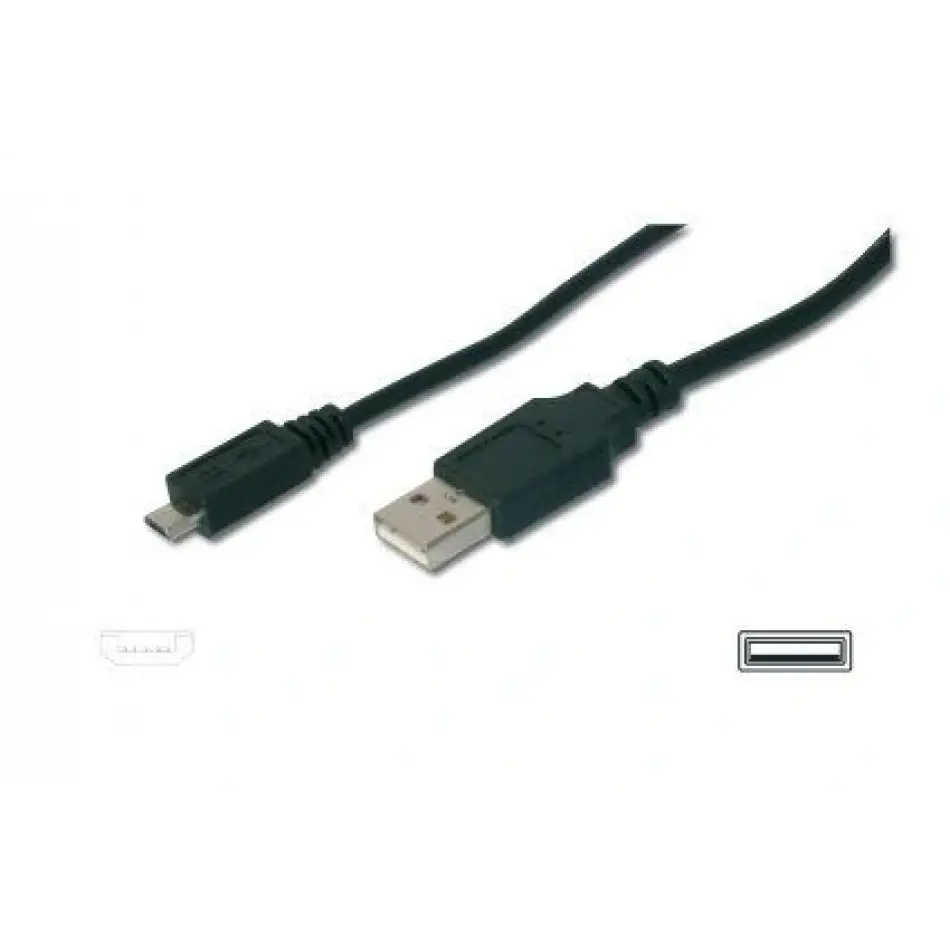 Digitus  Ak-300110-030-s 3m Usb A(e)=>micro Usb B(