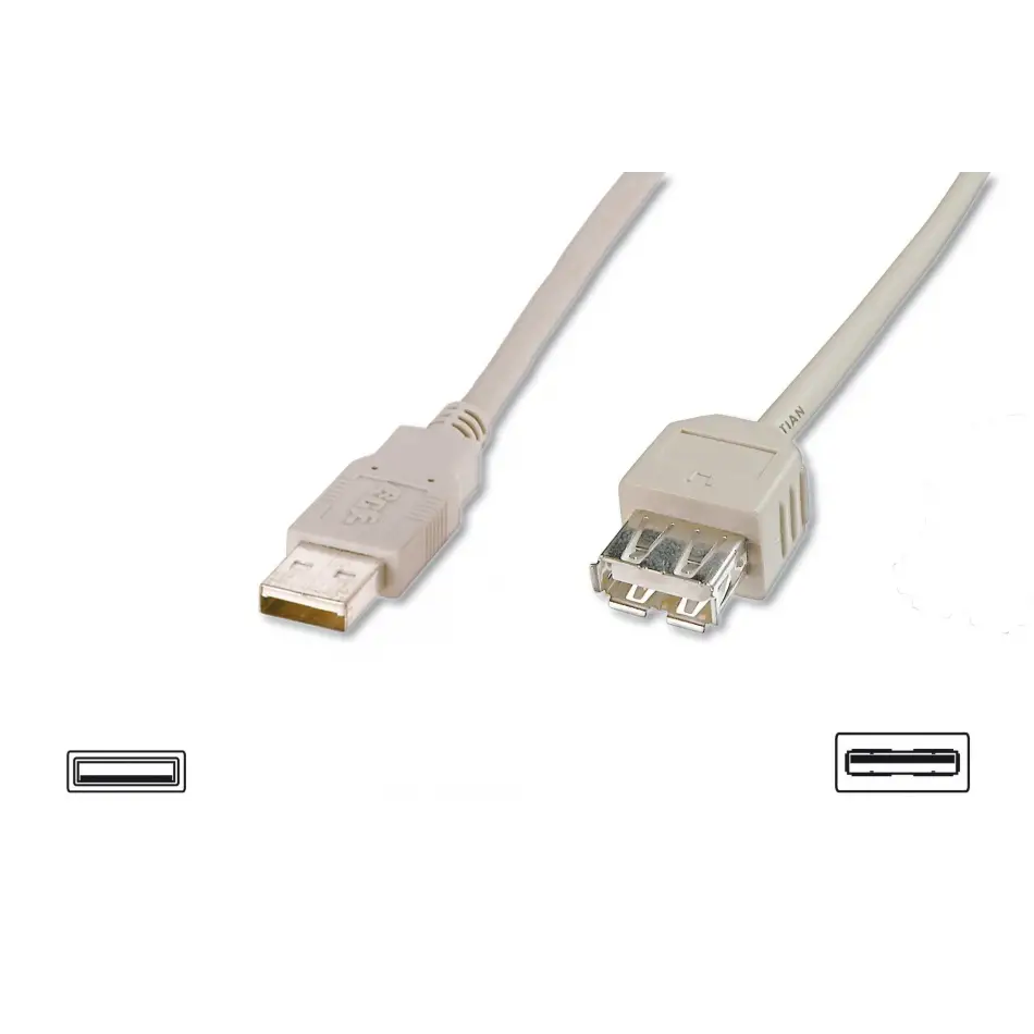 Digitus  Ak-300202-030-e 3m Usb2.o Ae/ad Uzatma Ka