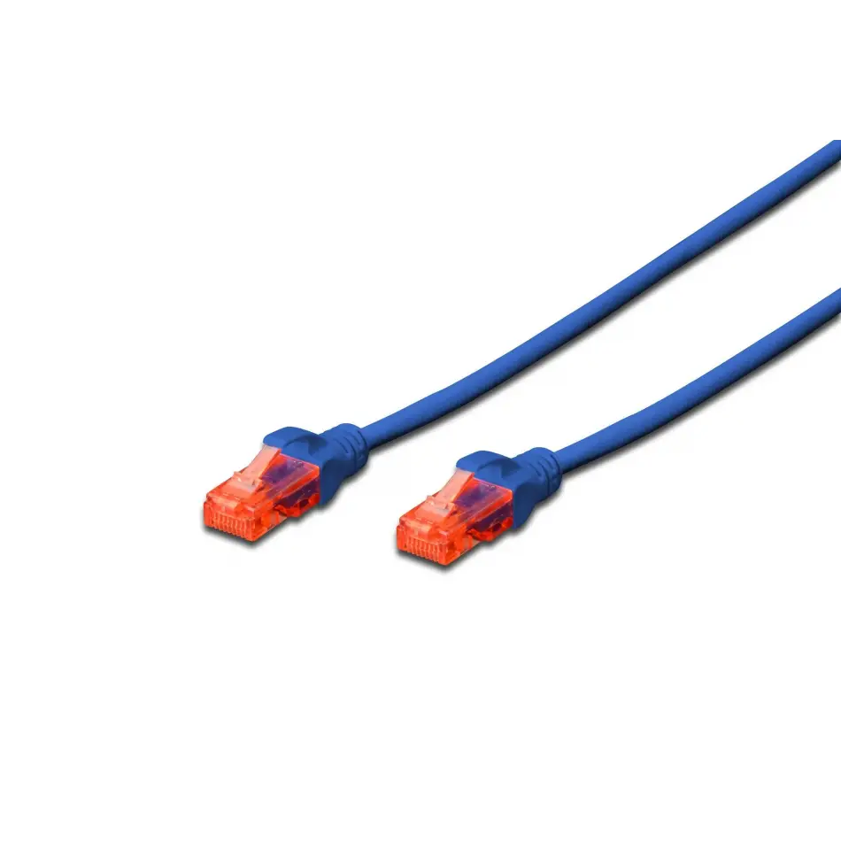 Digitus Dk-1617-050/b  5m Cat 6 Patch,awg 26,mavi