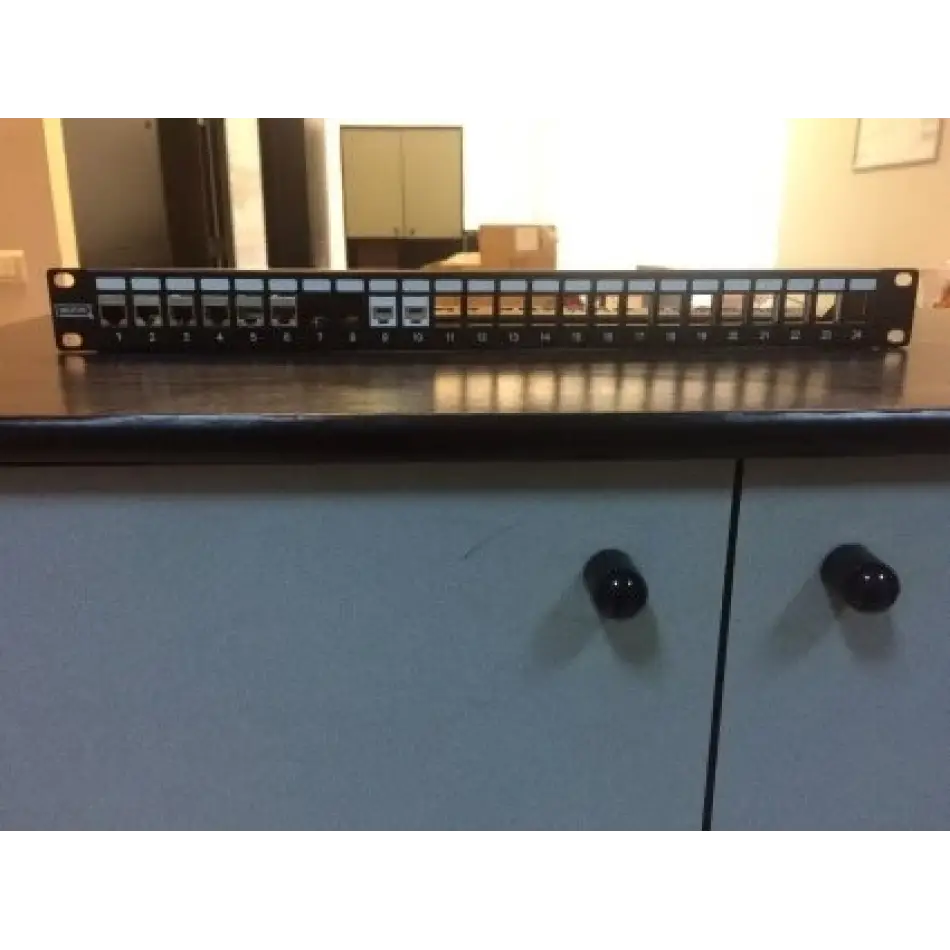 Digitus Dn-91411 24lü 1u Siyah Boş Patch Panel
