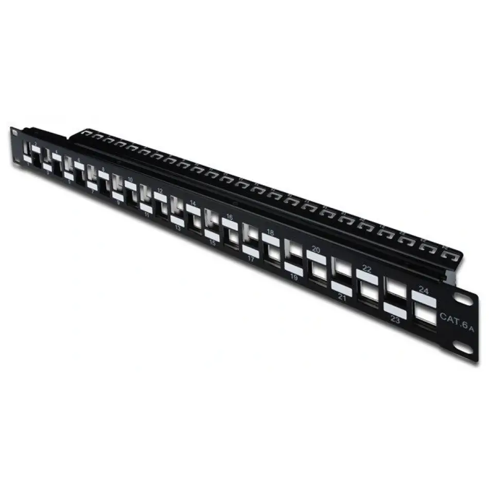 Digitus Dn-91412 24lü 1u Siyah Boş Patch Panel