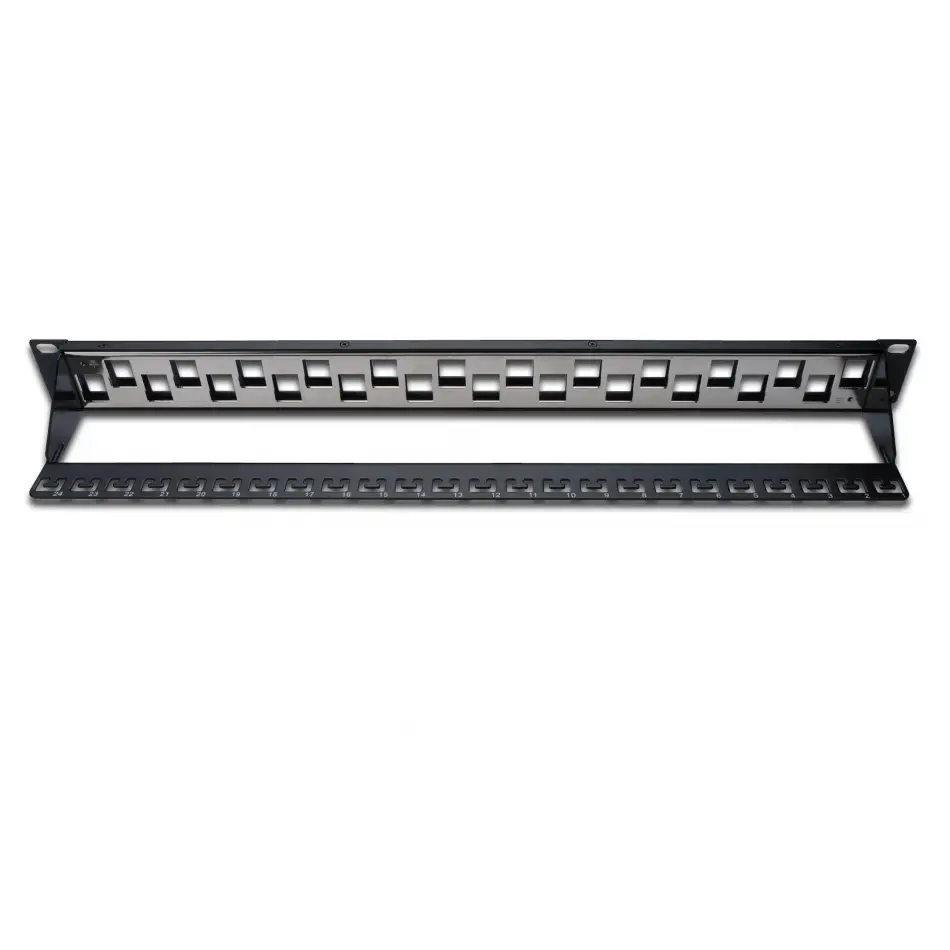 Digitus Dn-91412 24lü 1u Siyah Boş Patch Panel