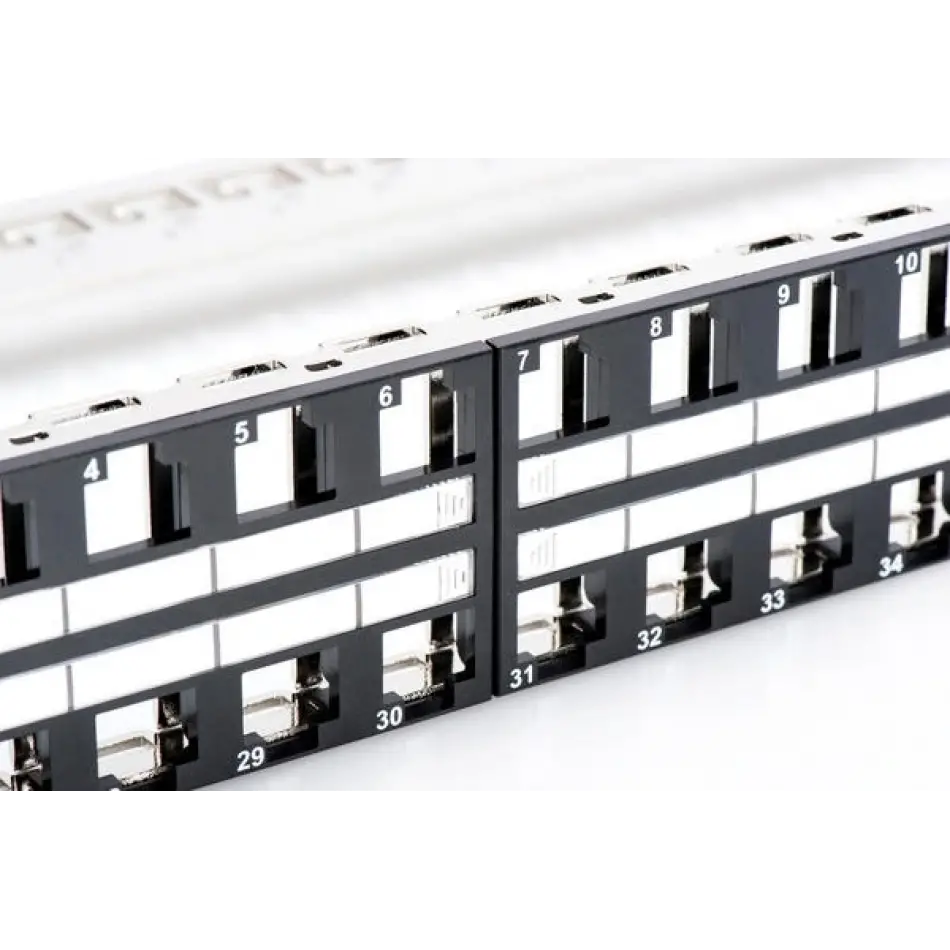 Digitus Dn-91424  48li  1u Siyah Boş Patch Panel