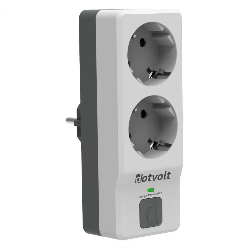 Dotvolt Surge Hunter 2li Akım Korumalı Priz