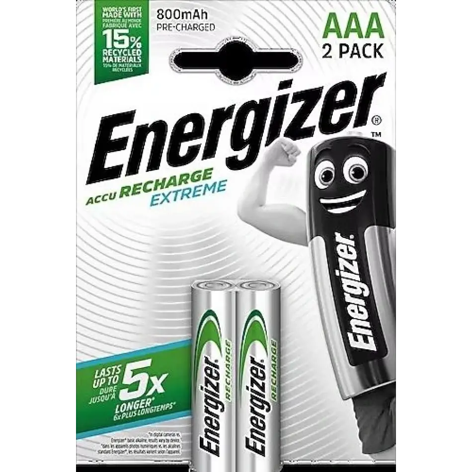 Energizer Extreme Rech Aaa Bp 2li (800 Mah)