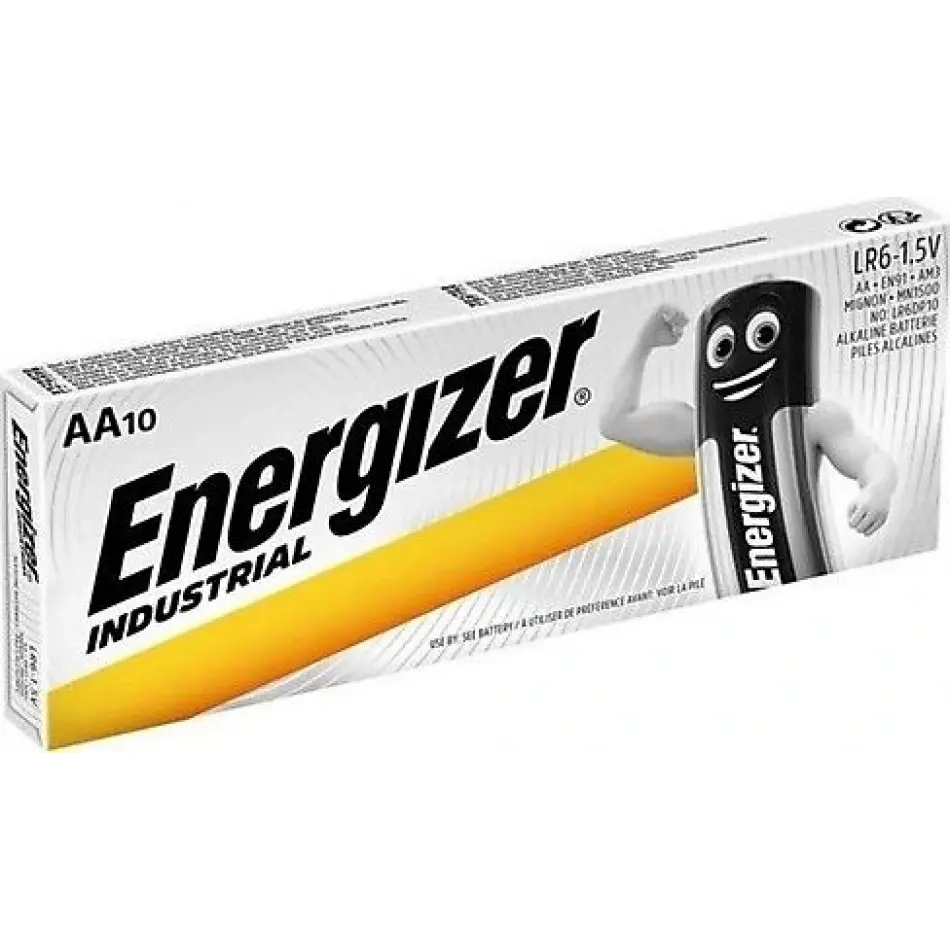 Energizer Industrial Alk Aa Dp 10lu