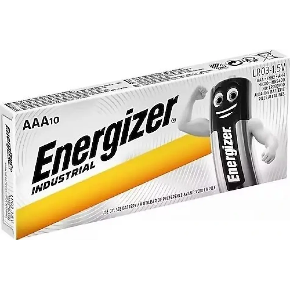 Energizer Industrial Alk Aaa Dp 10lu