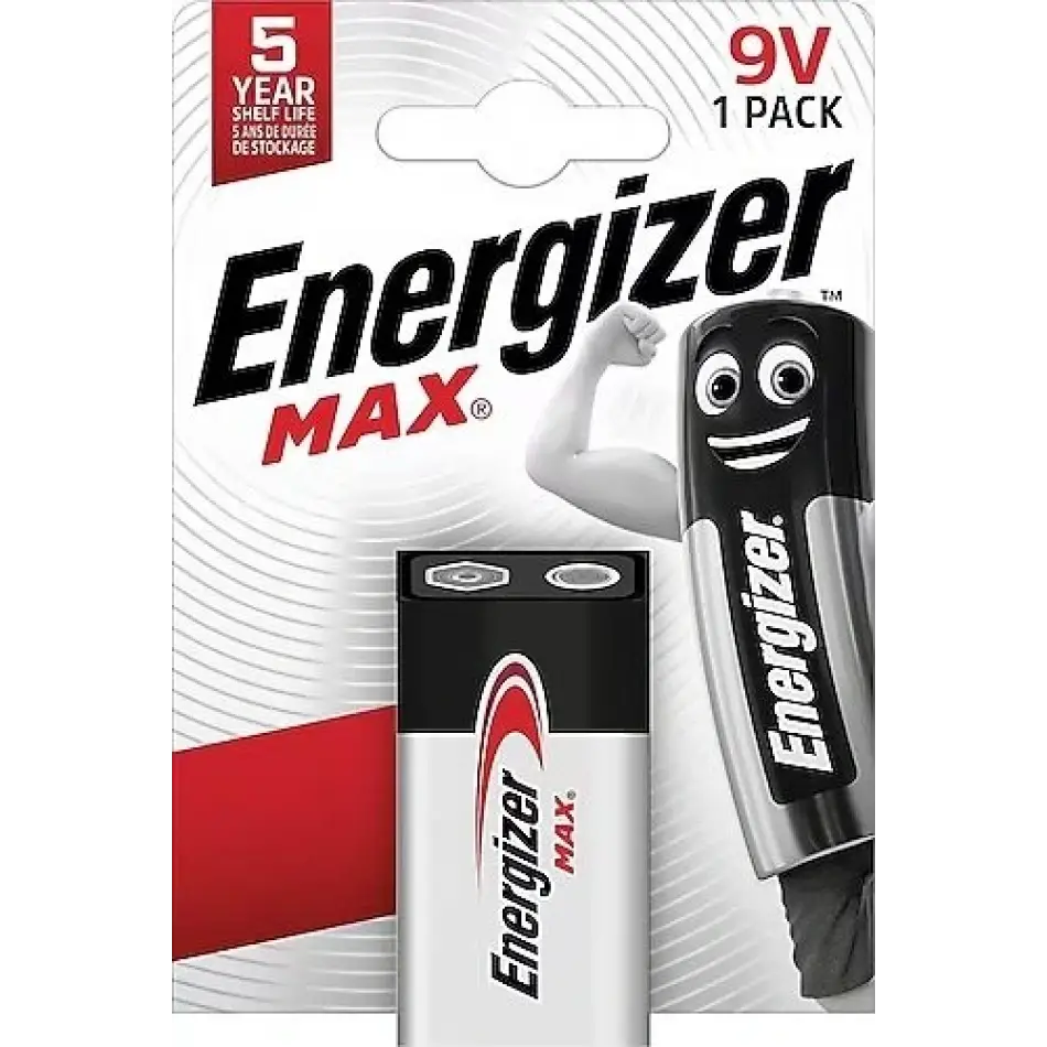 Energizer Max Alk 9v Bp 1li (7638900426663)