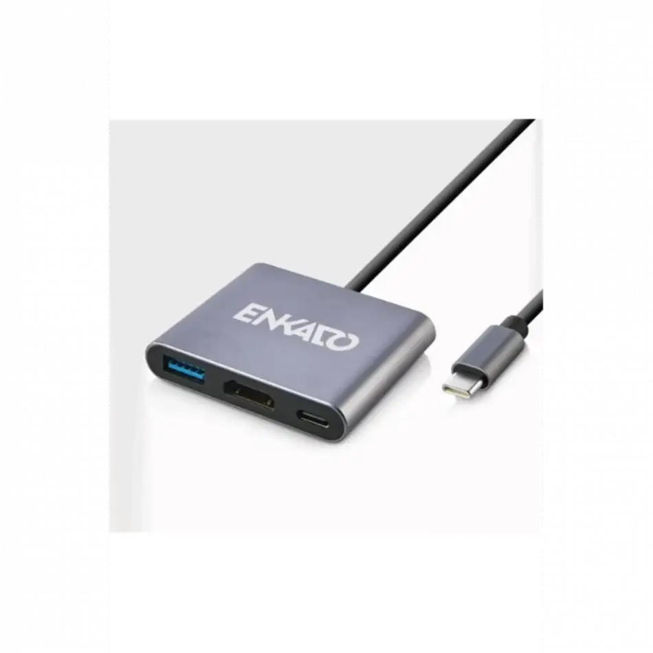 Enkado Ekd-tp43, Type-c To Hdmı+pd+usb 3.0 Çevirici