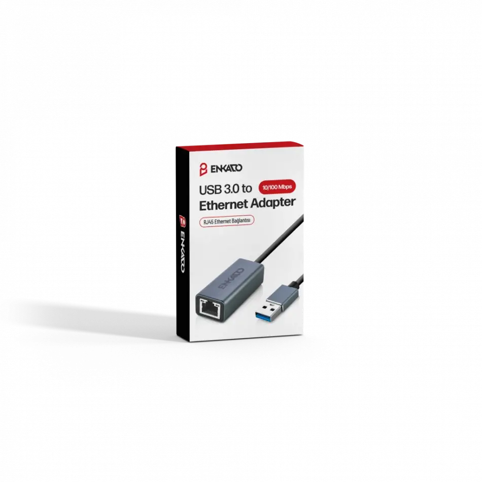 Enkado Ekd-tp44, Usb To Rj45, Metal, Ethernet Kartı