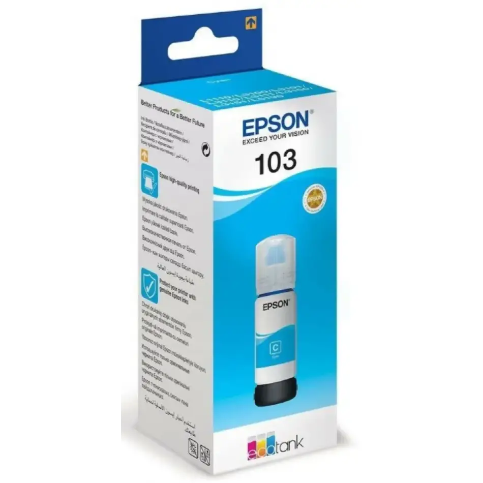 EPSON 103 EcoTank Cyan bottle (65ml)