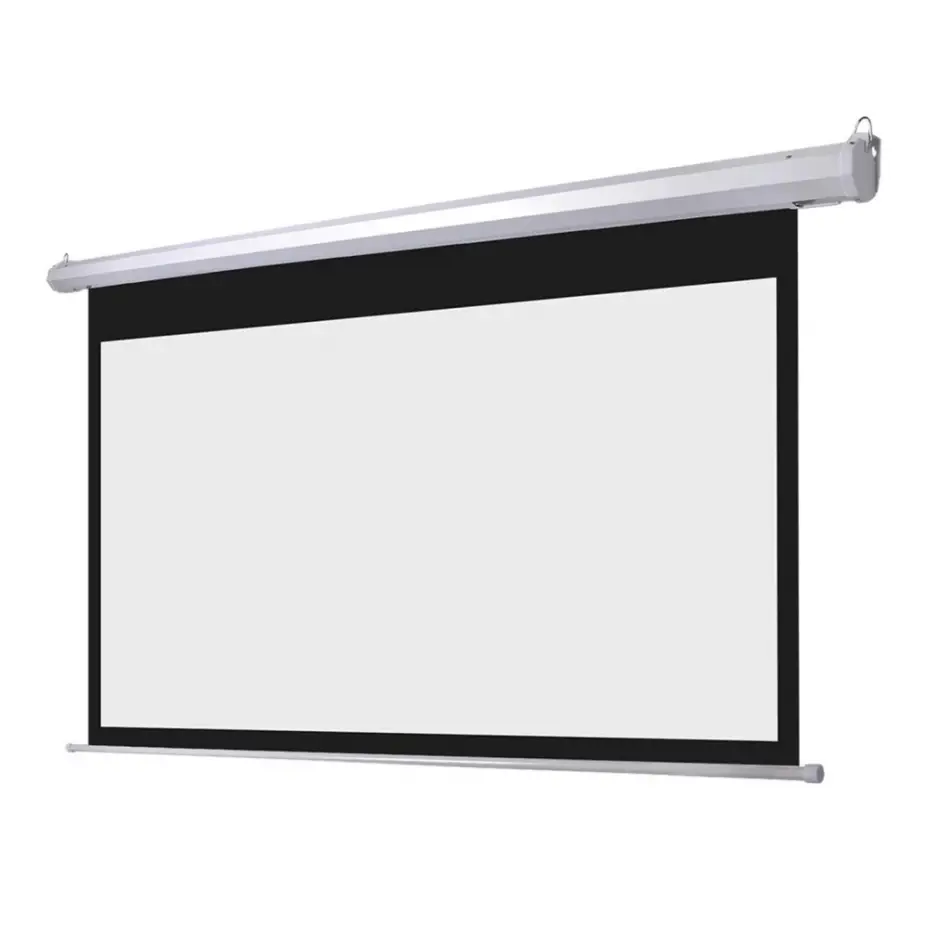 Everest Epp-180, 180x180, Motorlu, Projeksiyon Perdesi, Uzaktan Kumandalı, Arkası Siyah Fonlu, Duvar Ve Tavana Asılabilir