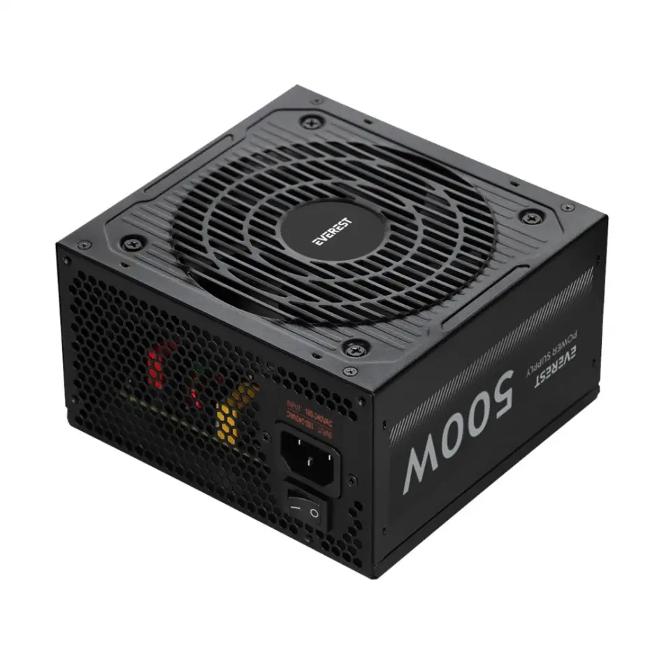 Everest Eps-500a, 500w, 12cm Fan, Atx, Gamıng Power Supply (psu) Bulk