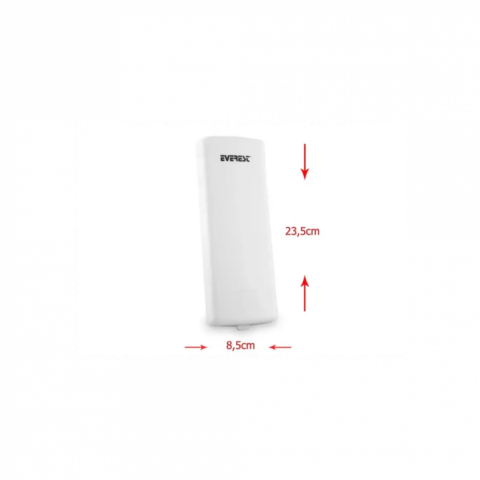 Everest Ewn-220poe, 300mbps, 5ghz Wifi, 10dbi Anten, 5km Menzil, Noktadan Noktaya, Dış Mekan, Access Point Cpe