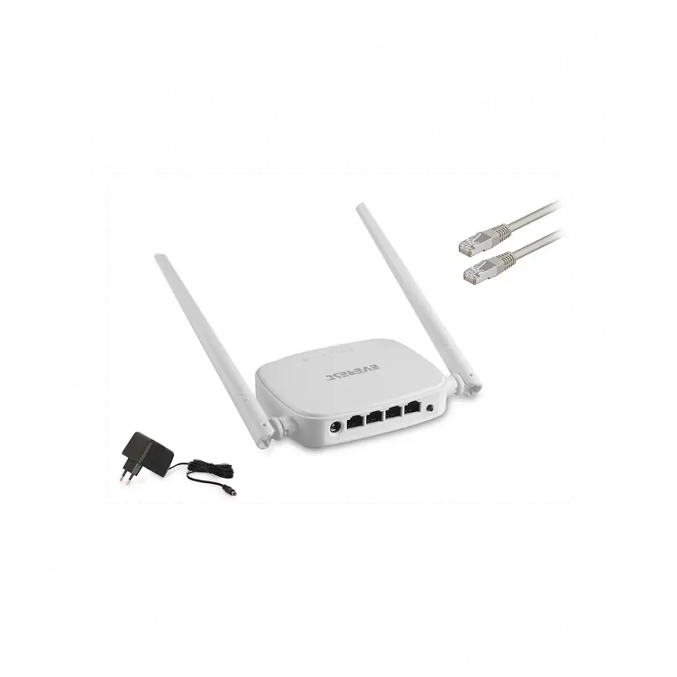 Everest Ewr-301, 4port, 300mbps, 2.4ghz Wifi, Masaüstü, Megabit, Repeater, Router, Access Point