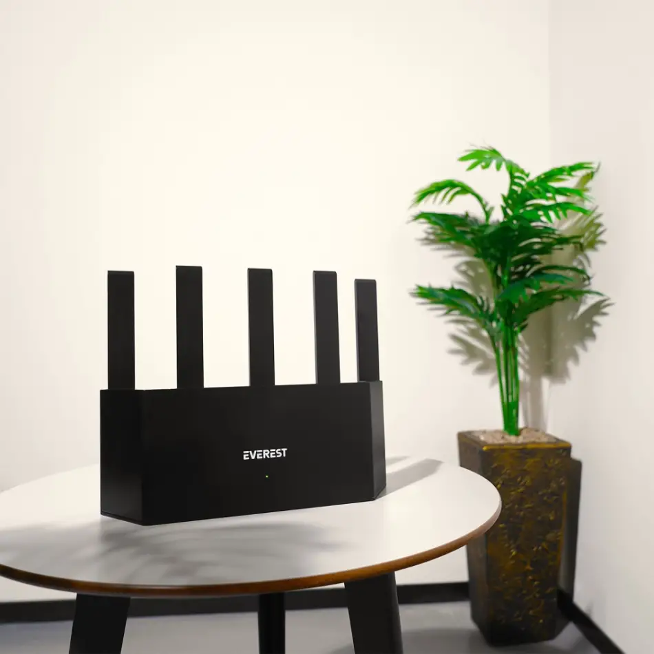 Everest Ewr-x3000-v1, 3000mbps, Dualband, Wifi 6, 4port, 1port Wan, Masaüstü, Wısp, Repeater, Router, Access Point