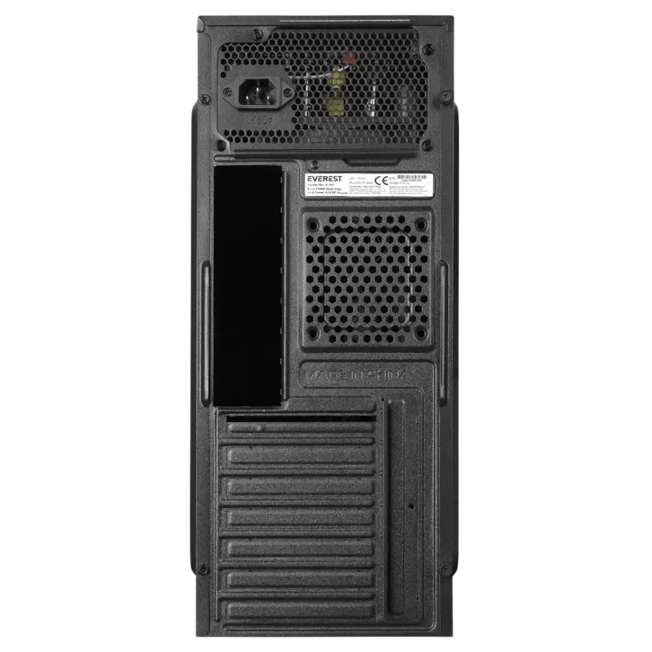 Everest K210, 350w (peak), Kurumsal, Atx, Kasa, (siyah)