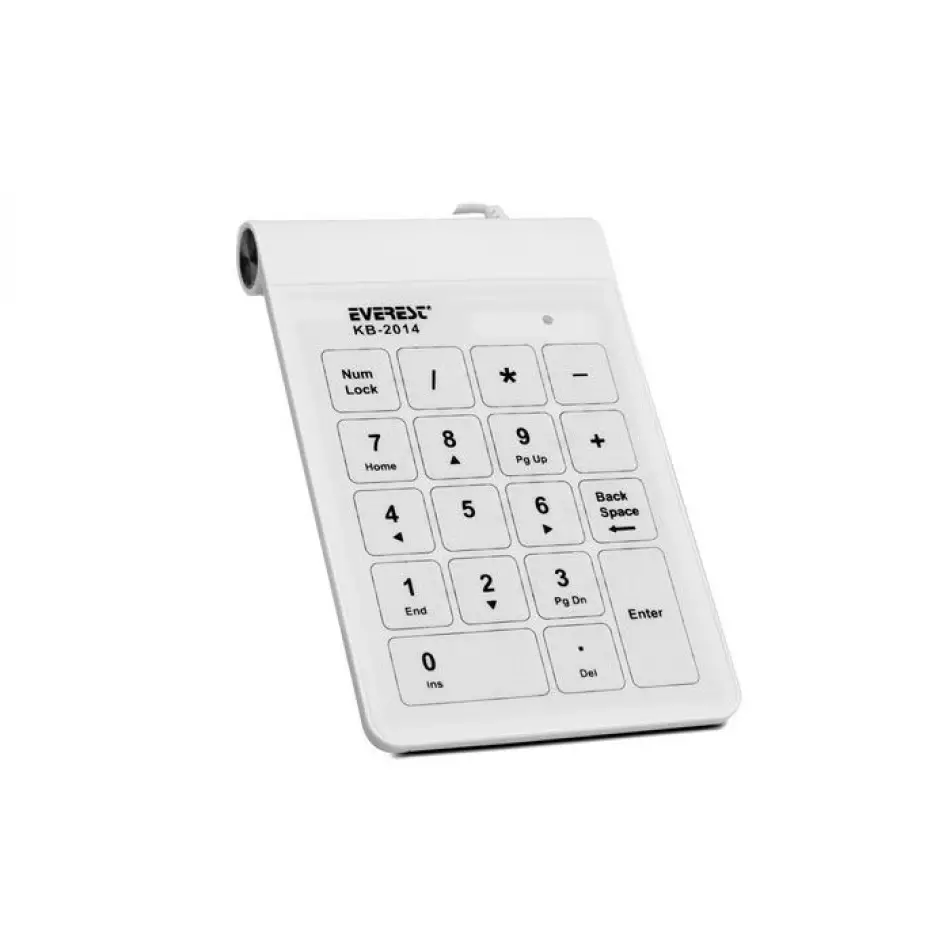 Everest Kb-2014 Usb Nümerik Beyaz Key Pad