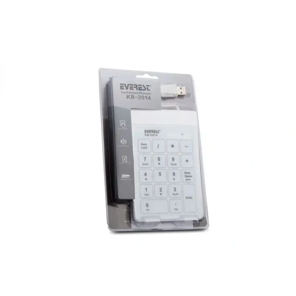 Everest Kb-2014 Usb Nümerik Beyaz Key Pad