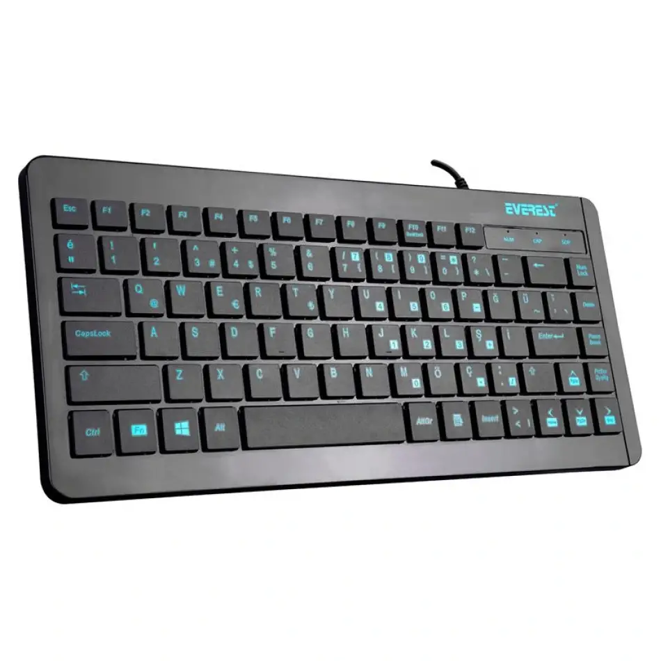 Everest Kb-410 Siyah Usb Q Mını Klavye