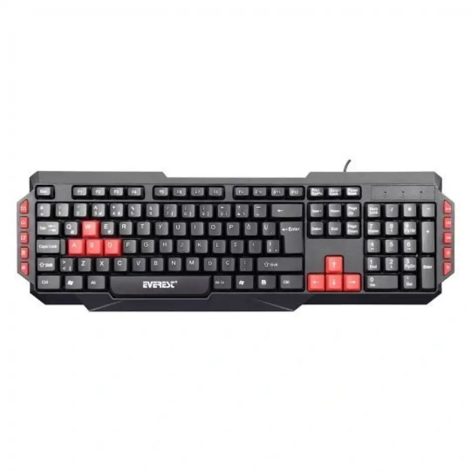 Everest Kb-g7 Armor Q Usb Siyah Oyuncu Klavye