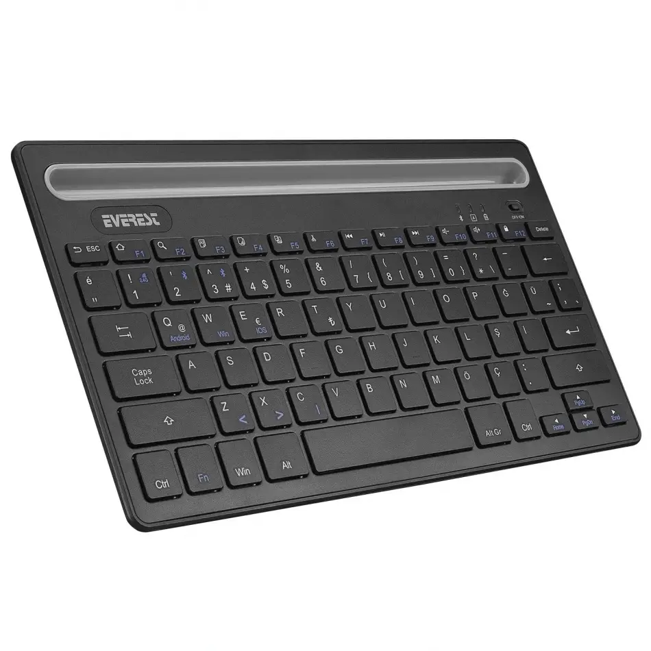 Everest Km-bt803 Bluetooth&kablosuz Siyah Q Klavye