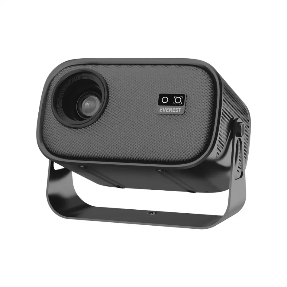 Everest Pj04, 250 Led Lümen, 1280x720, 1xhdmı, 1xusb, Wifi 6, Bluetooth, 30.000 Saat Led Ömrü, 1.5w Speaker, Android 13, 4k Destekli Projeksiyon Cihazı
