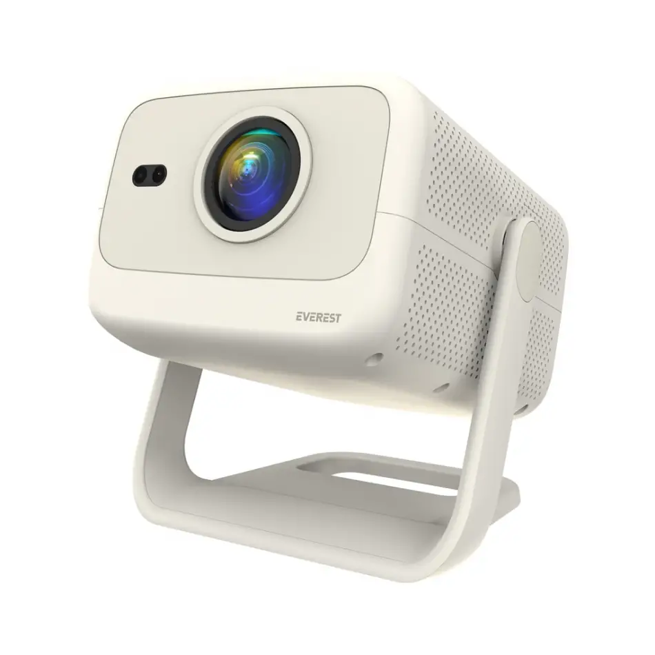Everest Pj05, 400 Led Lümen, 1920x1080p, 1xhdmı, 1xusb, Rj45, Wifi 6, Bluetooth, 30.000 Saat Led Ömrü, 1.5w Speaker, Android 9, 4k Destekli Projeksiyon Cihazı