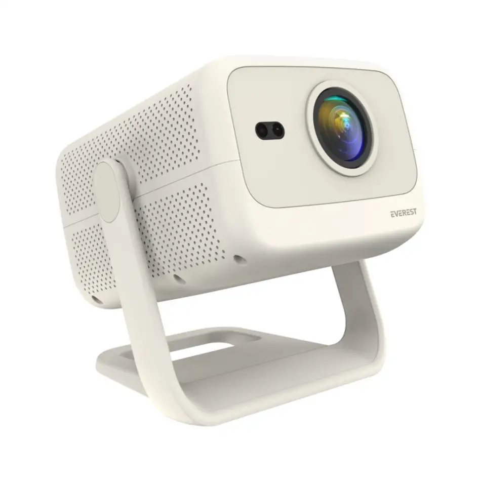 Everest Pj05, 400 Led Lümen, 1920x1080p, 1xhdmı, 1xusb, Rj45, Wifi 6, Bluetooth, 30.000 Saat Led Ömrü, 1.5w Speaker, Android 9, 4k Destekli Projeksiyon Cihazı