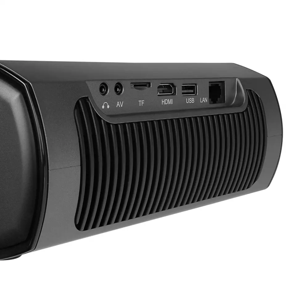 Everest Pj06, 350 Led Lümen, 1920x1080, 1xhdmı, 1xusb, Tf Soket, Wifi, 1xlan, Bluetooth, 30.000 Saat Led Ömrü, 3w Speaker, Android 9.0, Full Hd Projeksiyon Cihazı