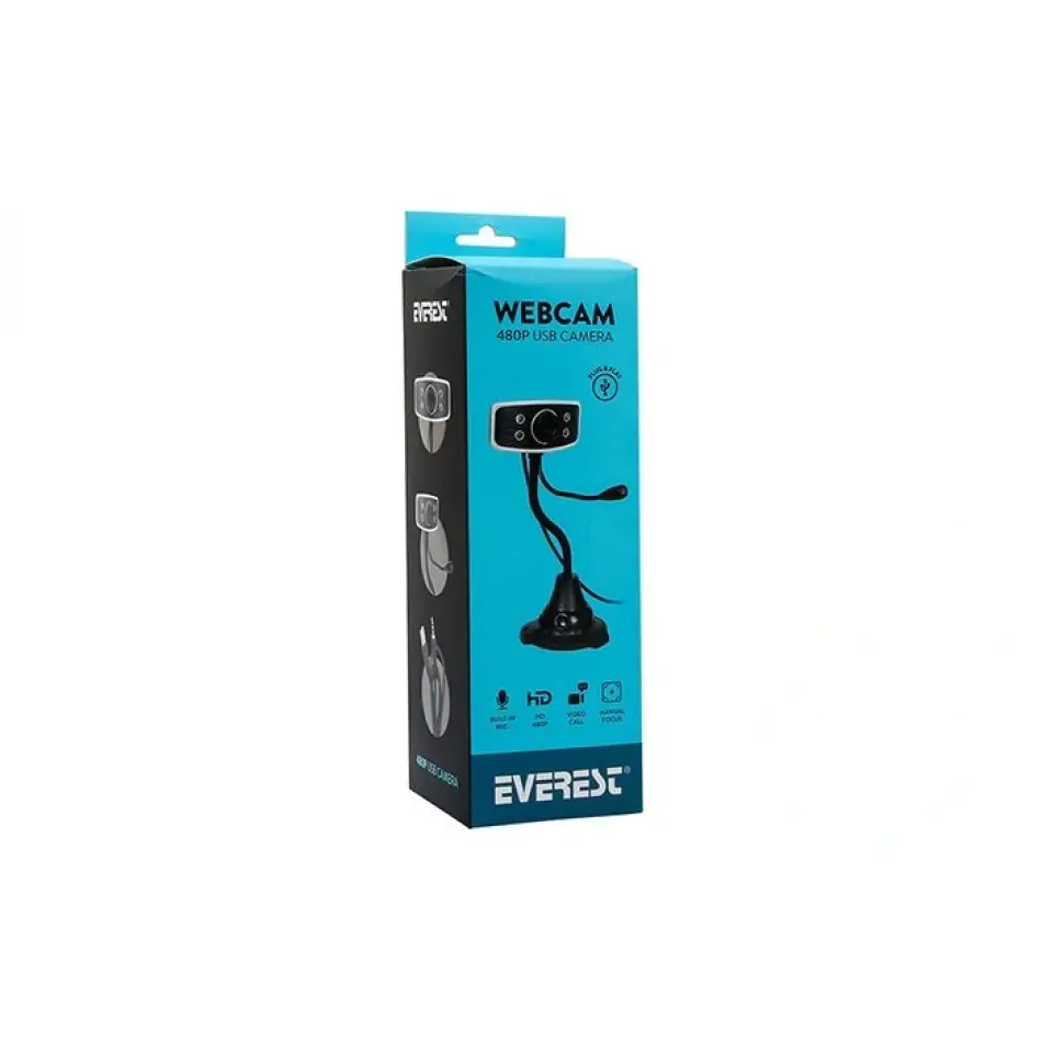 Everest Sc-825 480p Usb Mik. Webcam(kutusu Açık)