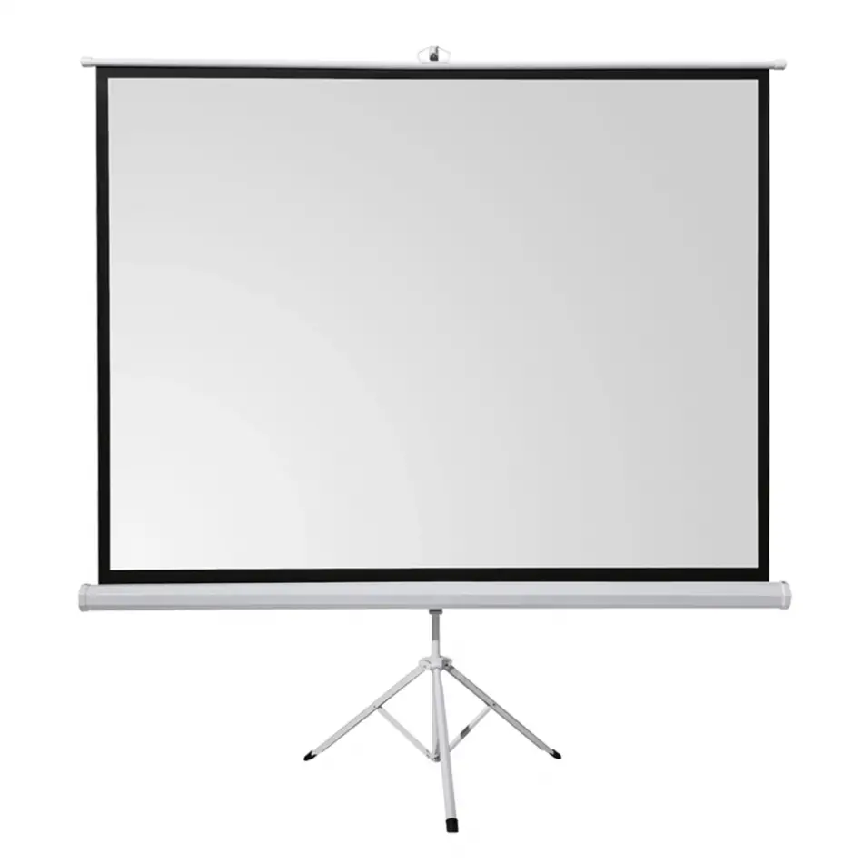 Everest Tpp-200, 200x200, Trıpod, Projeksiyon Perdesi, Arkası Siyah Fonlu, Taşınabilir Ayaklı Model