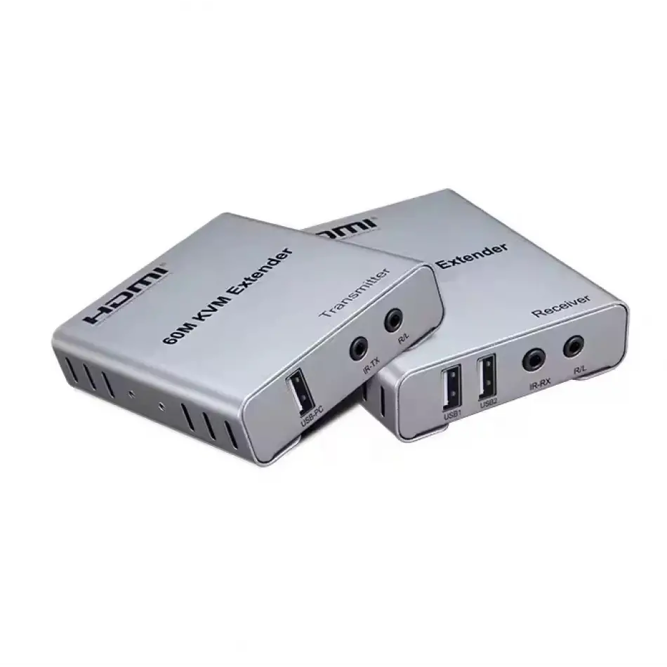 Ezcool Ez-2010ex 60mt Hdmı Usb Kvm Extender 1080p