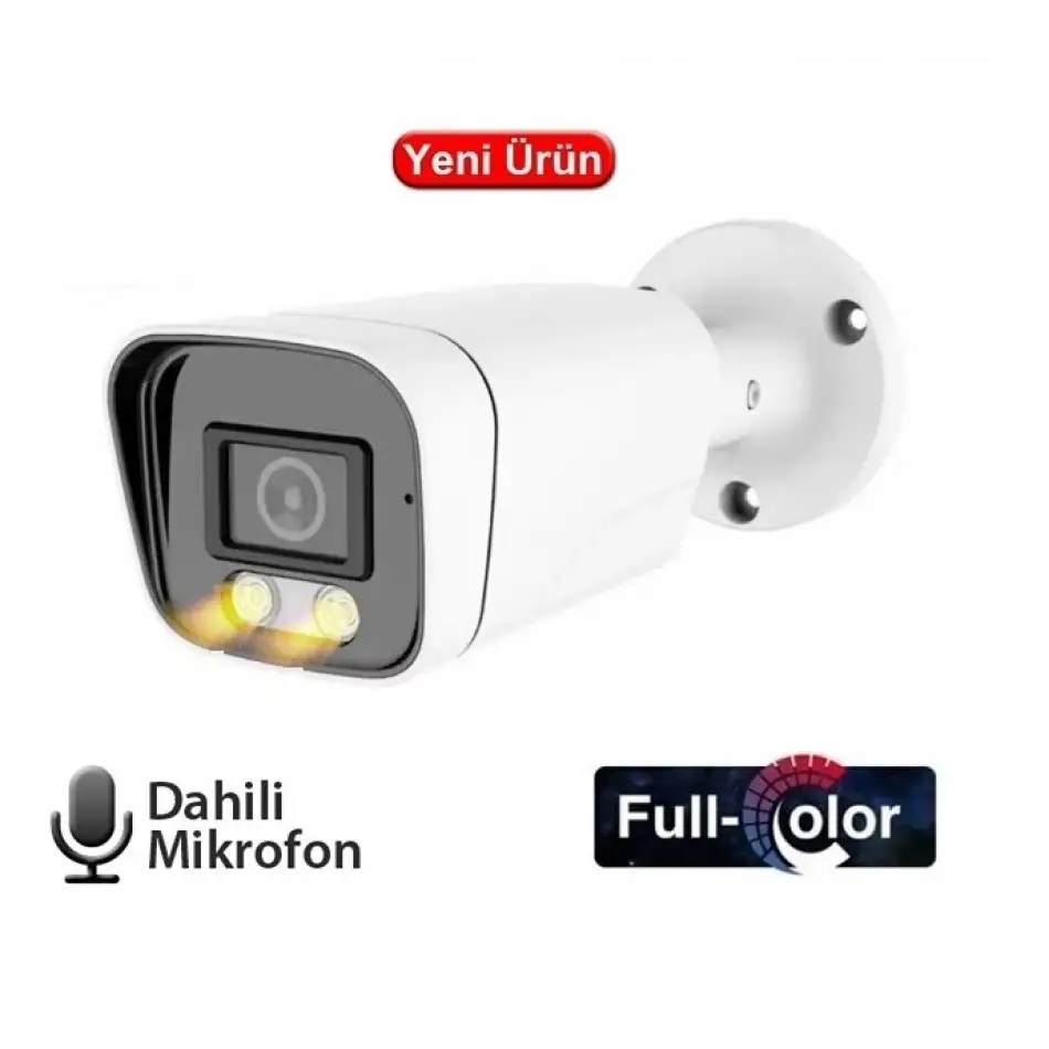 EZCOOL EZ-2315IPS 5MP 3.6MM FULLCOLOR SESLİ METAL POE IP BULLET KAMERA