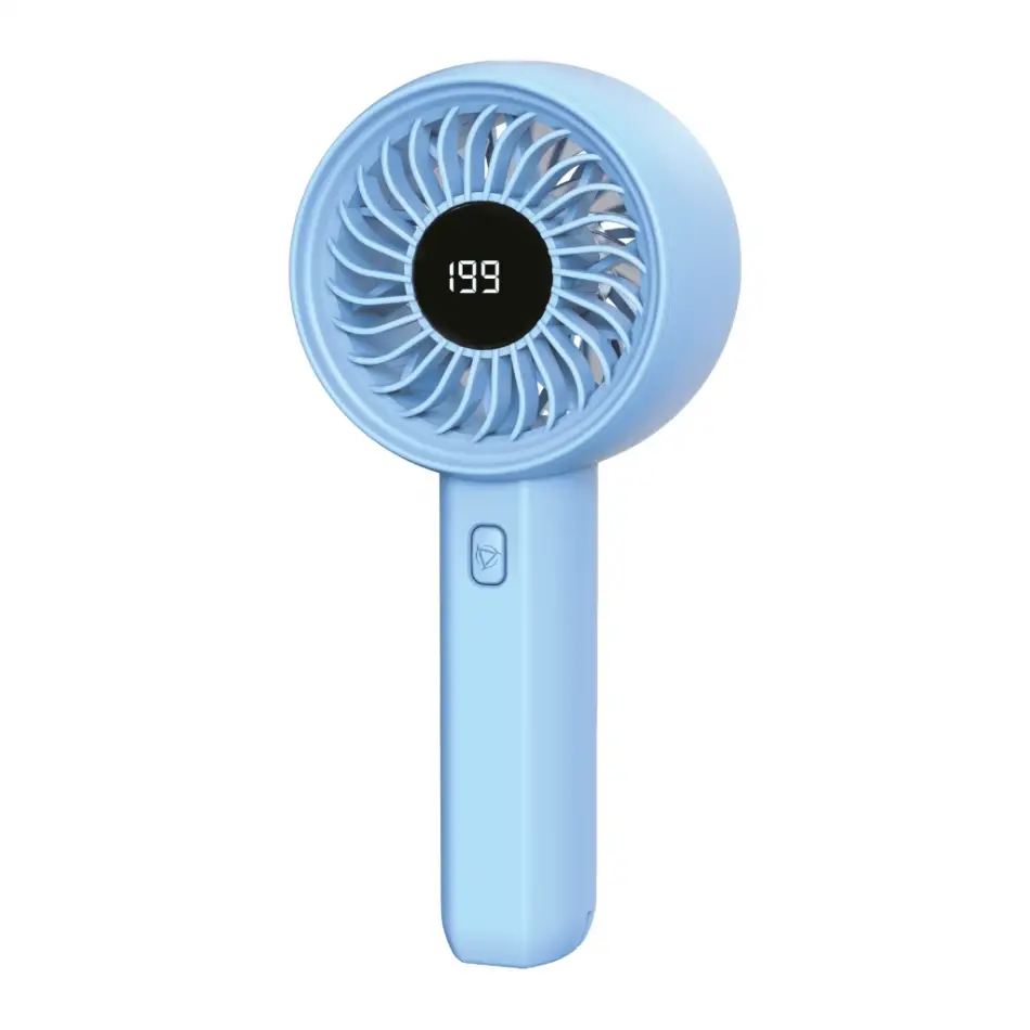 Feny Fn-f45, Mavi, Tek Tuşla Ayarlanabilir Güç, Lcd Gösterge, Elde Kullanım, Dahili 1800mah Bataryalı, Type-c Şarj Girişli, Vantilatör