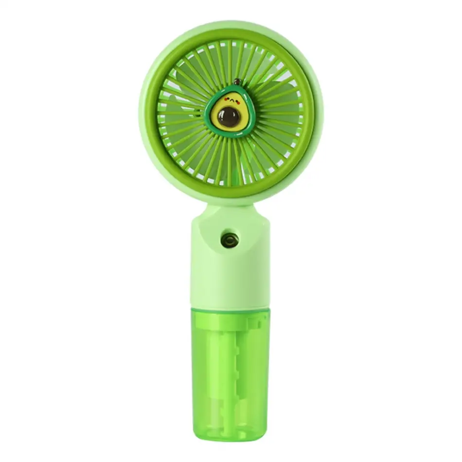 Feny Fn-f50, Yeşil, 3 Kademeli Hız, Buharlı Ferahlık, Elde Kullanım, Dahili 800mah Bataryalı, Type-c Şarj Girişli, Vantilatör