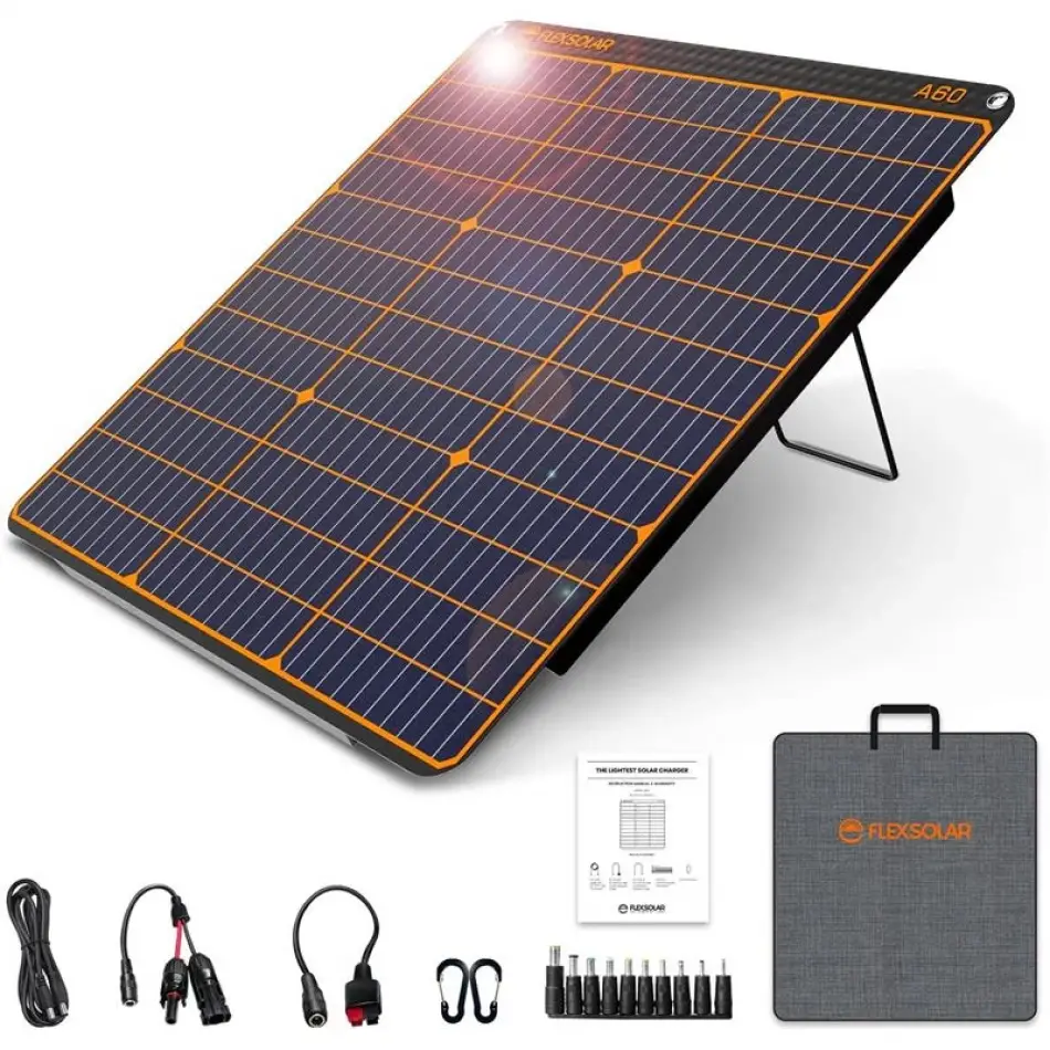 Flexsolar A60 Taşınabilir Güneş Paneli 60w