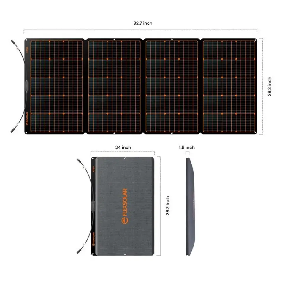 Flexsolar F360 Taşınabilir Güneş Paneli 360w