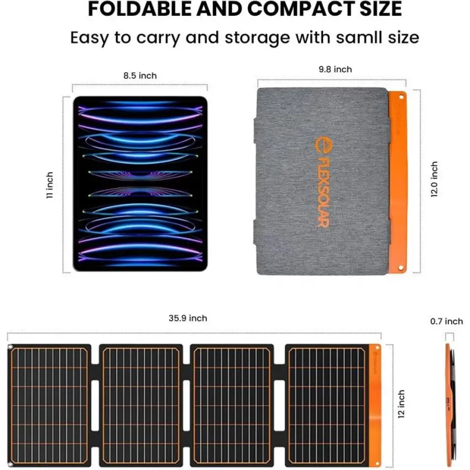 Flexsolar S40 Usb Çıkışlı Solar Panel 40w