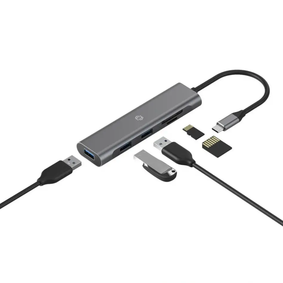 Frisby Fa-7710tc Tip-c=>3lü Usb 3.0 Hub+sd/tf