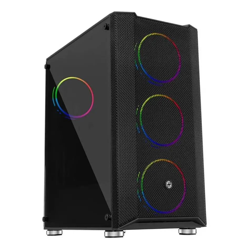 Frısby Fc-9405g 650w 80+ 4x120mm Dual Rıng Rgb Fan Usb 3.0 Midi Tower Siyah Kasa