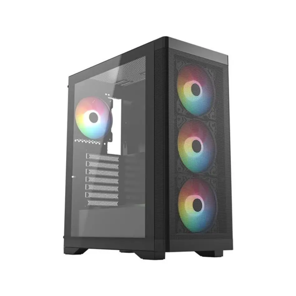 Frısby Fc-9480g 600w +80 Bronze Rgb 4x8120mm Fan  Gaming Siyah Kasa
