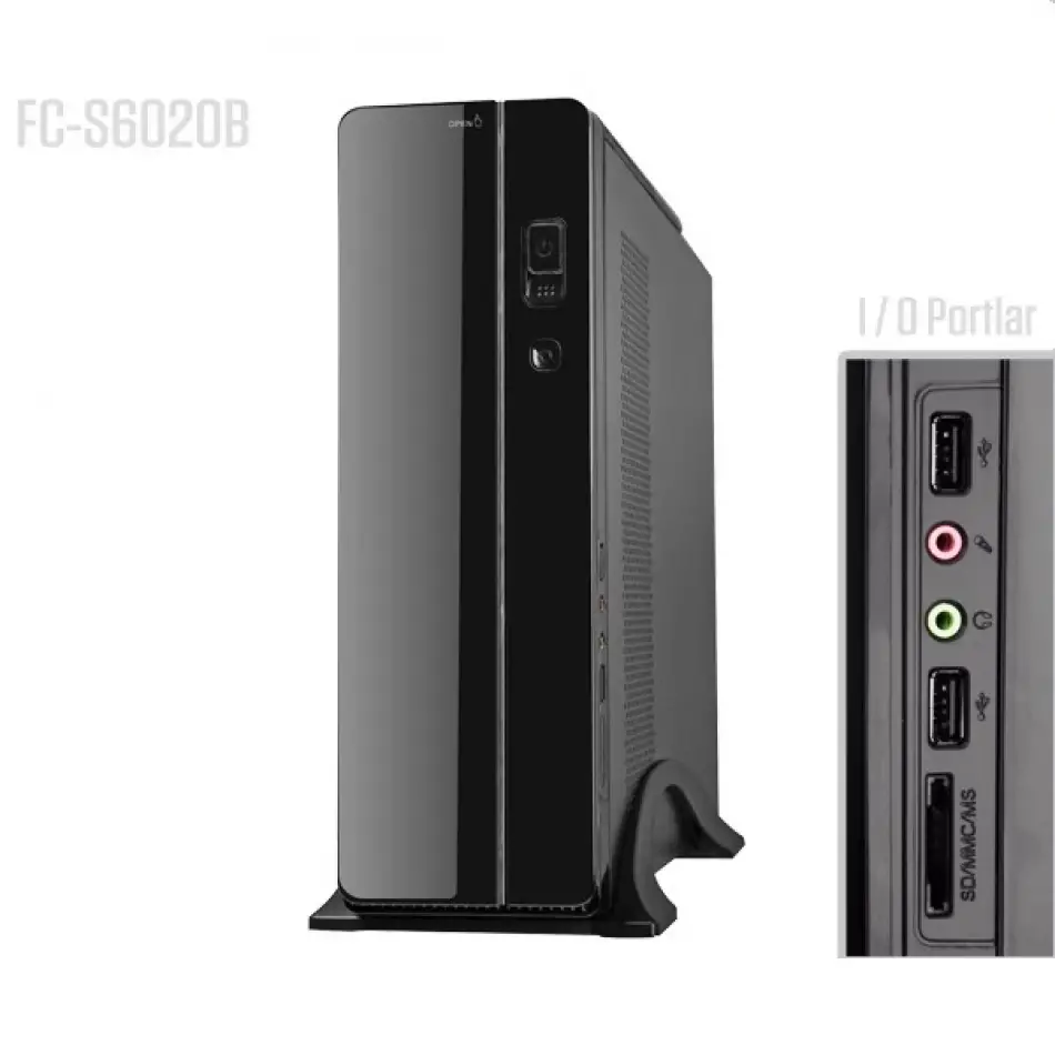 Frısby Fc-s6020b 300w Kulplu Slım Tower Kasa